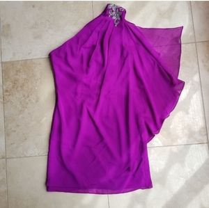 NWOT JS boutique one shoulder dress